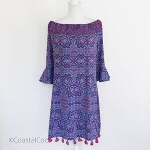 Cabana Life Carolina Off The Shoulder Dress XL Smooth Stretch Summer Cocktail